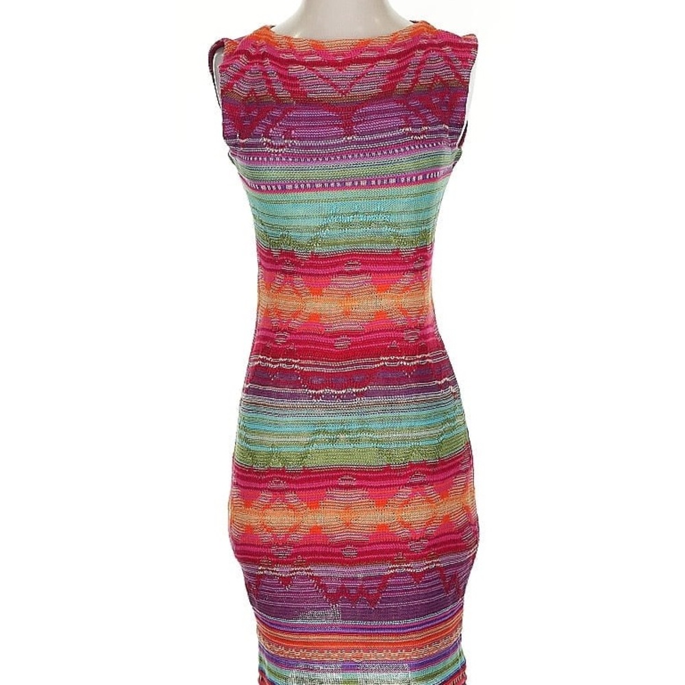 Multicolor Striped Women's Dress